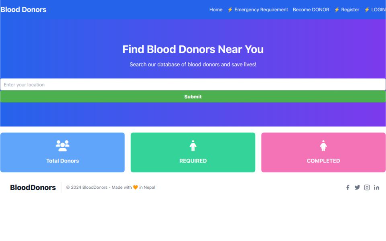 Blood Donation PLatform